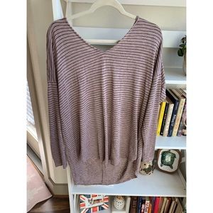 Slouchy stripped tunic from boutique